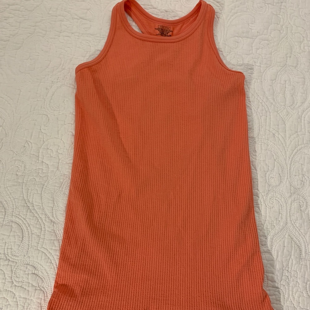 Athleta coral yoga tank top sz XS